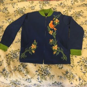 Bob Mackie Wearable Art Sweater Sz Small